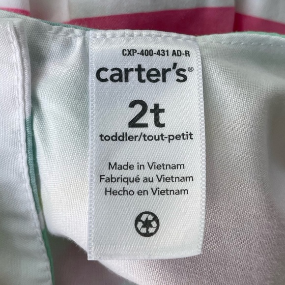 Carter’s Toddler Girl Stripped Dress Sz 2T - Picture 6 of 7